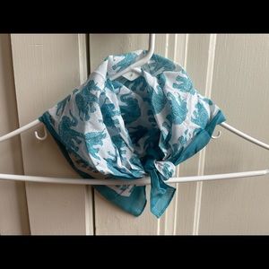 Elephant print J.Crew scarf